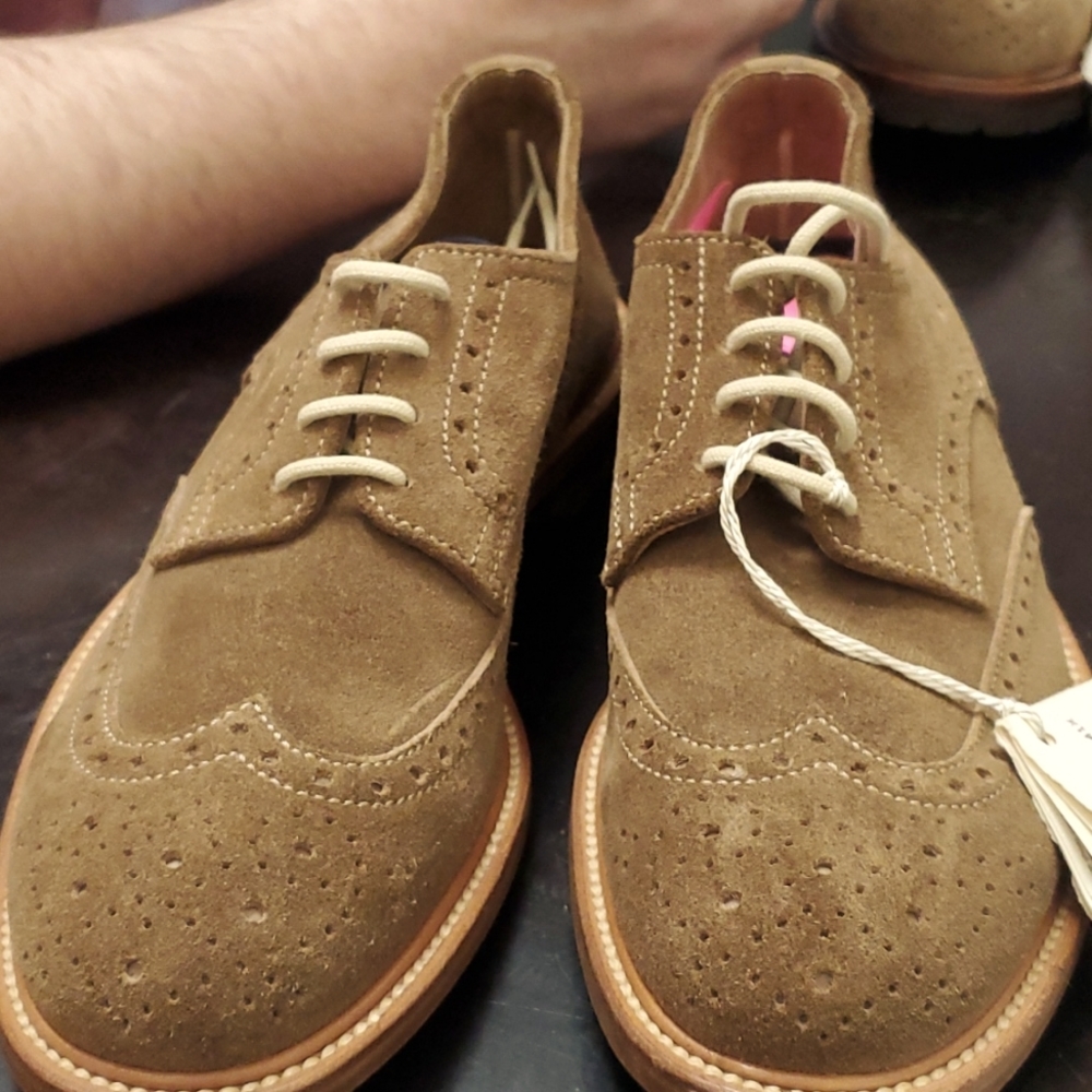 Brucellosis Cucinelli 41 1/1 Brown Suede oxfords